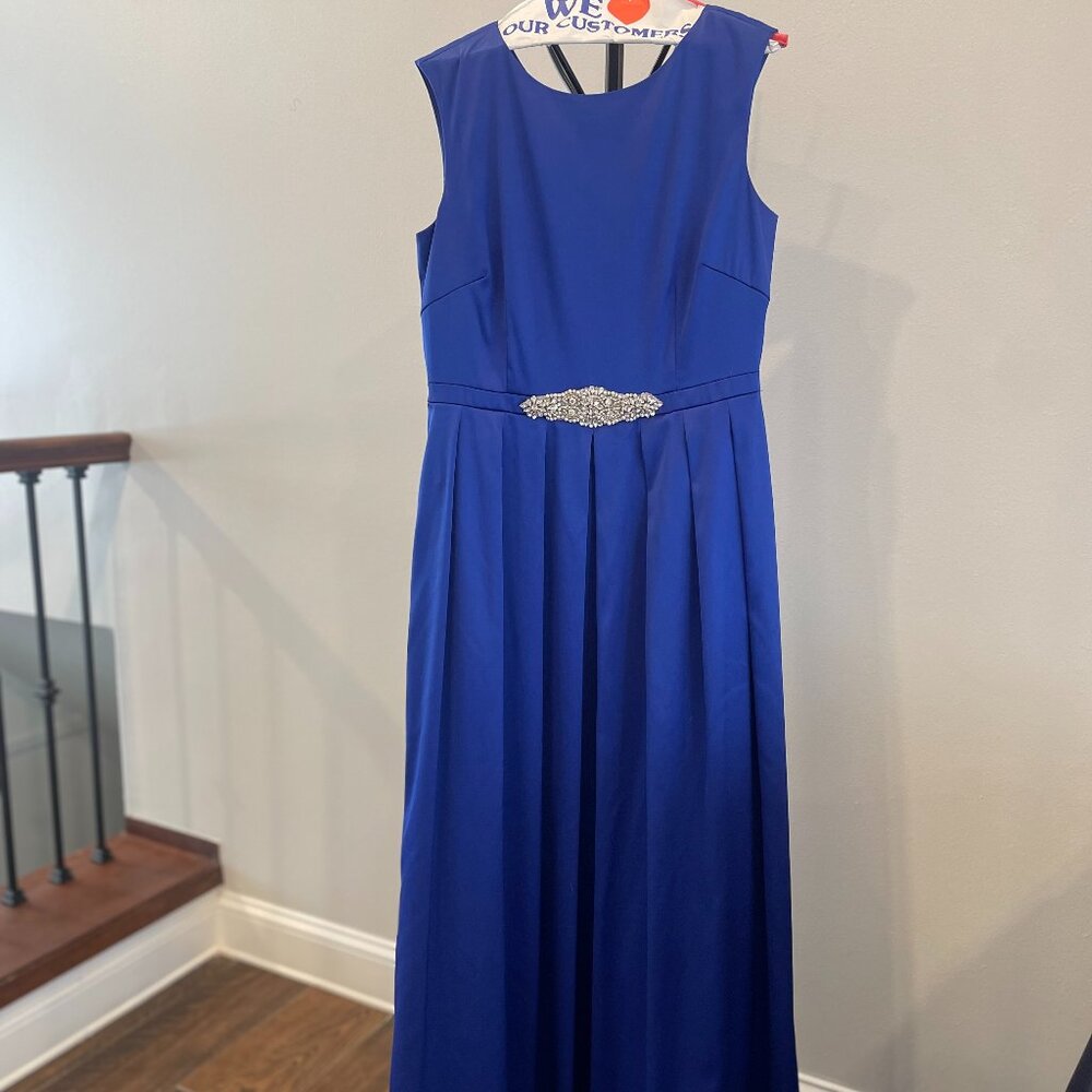 Tahari Royal Blue Formal Gown